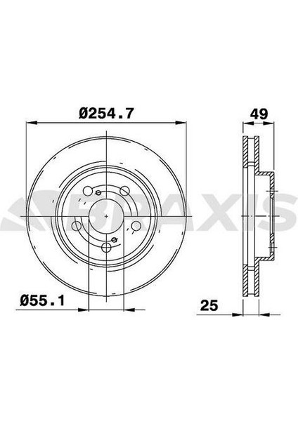Fren Diski Ön Toyota Prıus 1.8VVT I