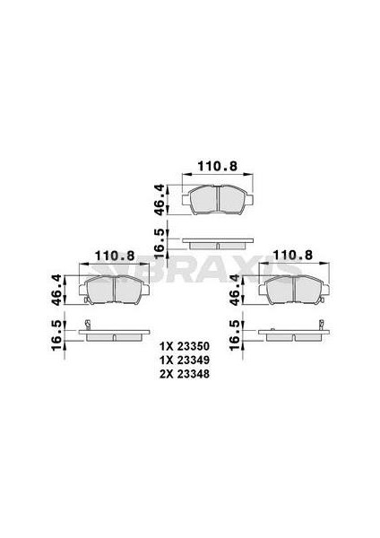Ön Fren Balatası Toyota Yarıs 99-05 Corolla Verso Vvtı 2001->