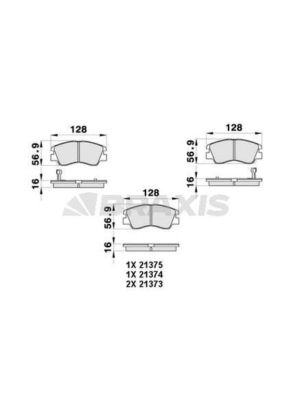 Ön Fren Balatası L300 1990 2008 L200 1986 1997