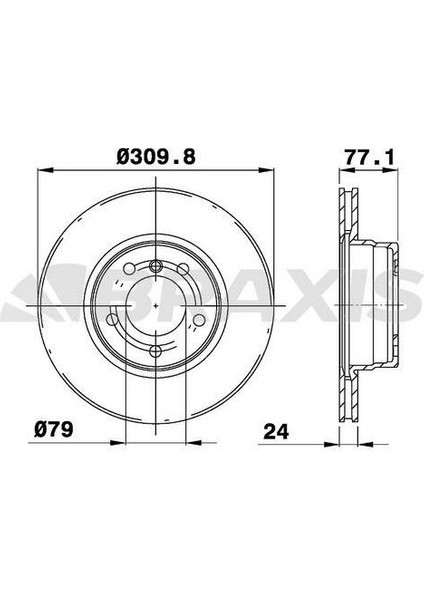 Fren Diski On Havalı Bmw E60 04>10