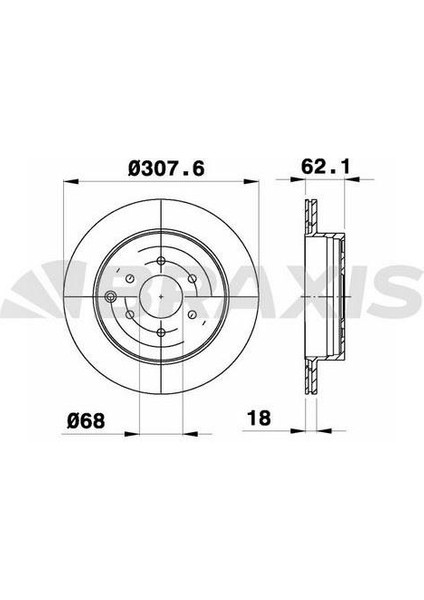 Fren Diski Arka Nıssan Pathfınder 2.5dcı Navara 2,3 D23 2015 ->