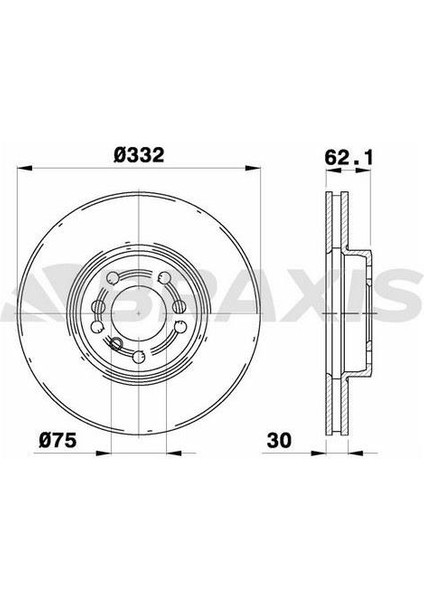 Fren Diski On Havalı Bmw X3 E83 X5 E53