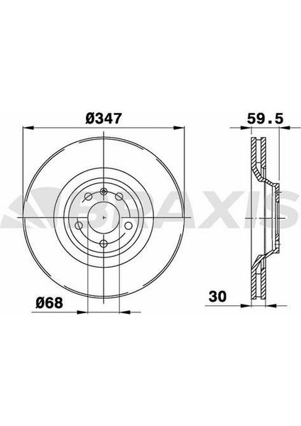 Fren Diski Ön A6 Avant Allroad 04>11