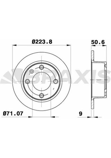 Fren Diski Arka Xantıa 1.8ı 93>01 2.0ı (93 01). 3.0ı 97>00