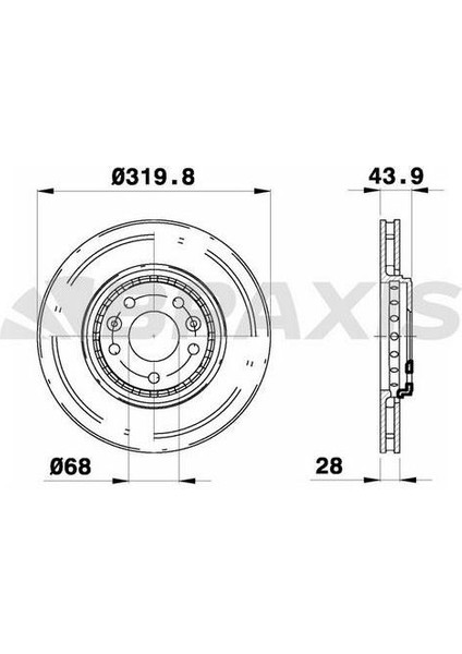 Fren Diski Ön Renault Laguna Iıı 08>15 Grand Scenıc Iıı 09> Talısman 15> Megane Iv 15> 1.6 Dcı 2.0 Dcı