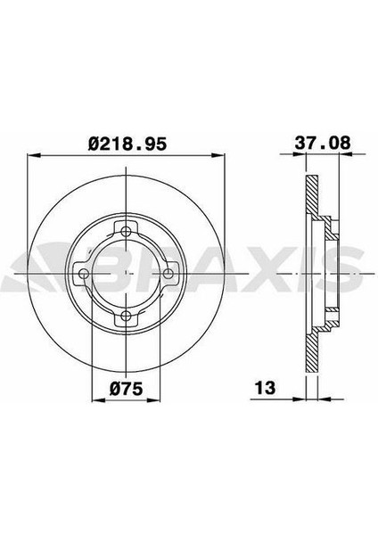 Fren Diski Ön Havalı Mazda 121 88-91 Prıde 91-> (219X4)