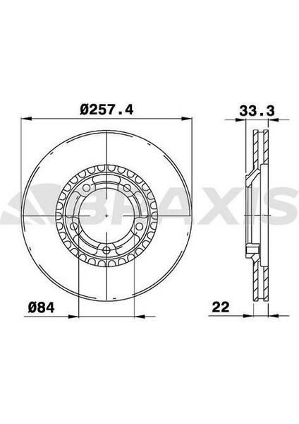 Fren Diski Ön Havalı L300 Mınıbus 1990-2008 (258X5)