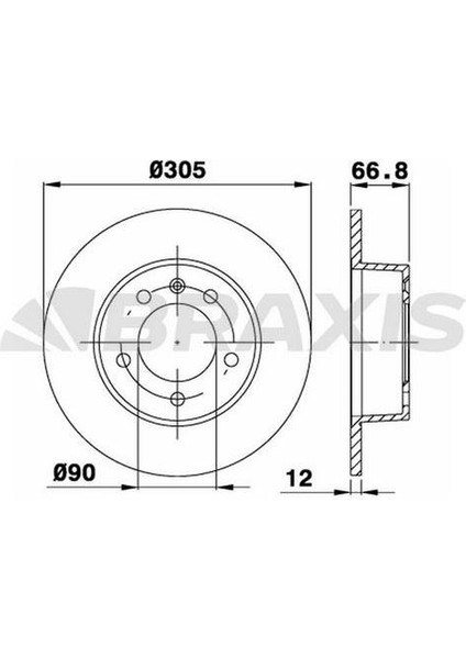 Fren Diski Arka Master Iı Movano 2.2 / 2.5dcı / 2.8