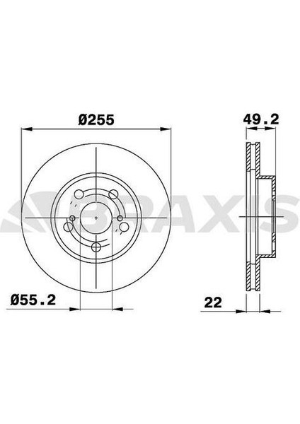 Fren Diski Ön Toyota Prıus 1.5ı