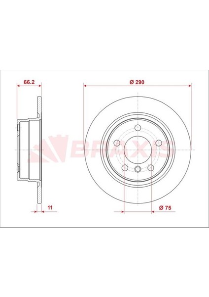 Fren Diski Arka Bmw F20 F21 F22 F23
