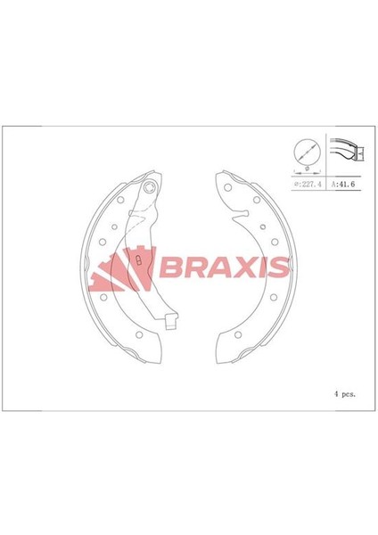 Arka Fren Balatası Pabuc Bmw E36 M40 M43