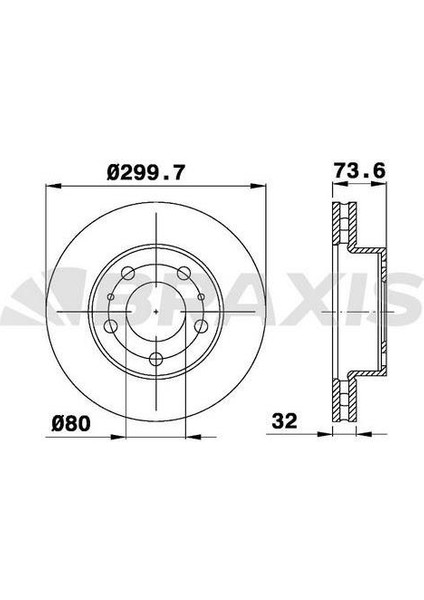 Fren Diski Ön Jumper Iıı Boxer Iıı Ducato Iıı 20Q (CAP:300 Kalınlık:32) 06>