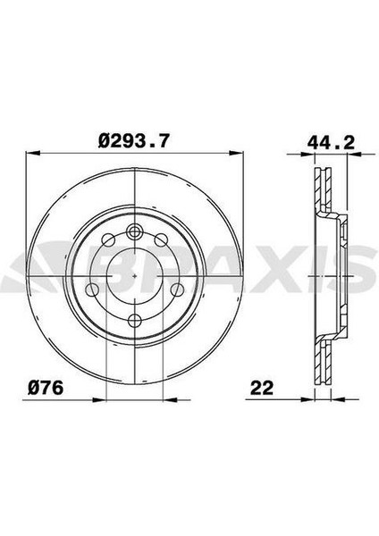 Fren Diski Arka Havalı Transporter T5 1.9tdı 2.0 2.5tdı 04 / 03> Multıvan V 04 / 03>