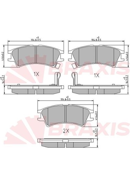 Fren Balatası On Atos 98>