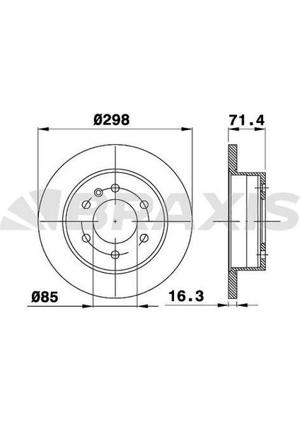 Fren Diski Arka Crafter 3t 5t 2.5tdı 04 / 06> Sprınter 06 / 06>