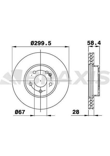 Fren Diski On Vıano W639 03> Vıto W639 03> V-Class W447 14> Vıto W447 14>