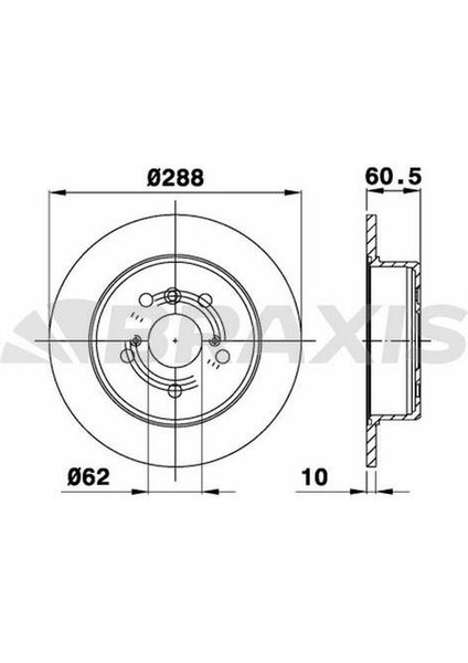 Fren Diski Arka Lexus Rx 300 3.0ı