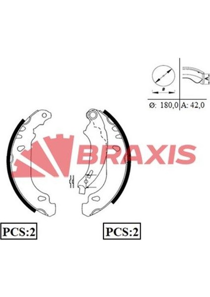 Arka Fren Balatası Pabuc Clıo Iı Symbol Logan Sandero 1.2 / 1.4 / 1.5 / 1.6 Abssız