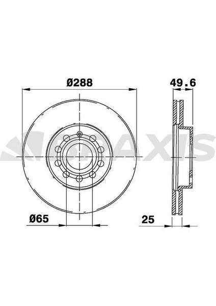 Fren Diski Ön Caddy Iıı 1,4 / 1,6 / 1,9tdı,2,0sdı A3 1,6 / 1,6 Fsı 1,9tdı 2,0fsı 2,0tdı 05 / 03>