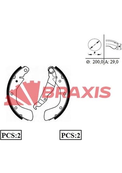 Arka Fren Balatası Pabuc Ince Tıp Corsa B Astra F