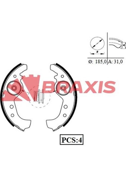 Arka Pabuc Fren Balatası Uno 60