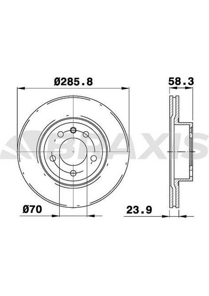 Fren Diski Ön Havalı Omega B 2.0 94>