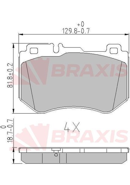 Fren Balatası On C-Class W205 14> S205 14> C205 15> A205 16>