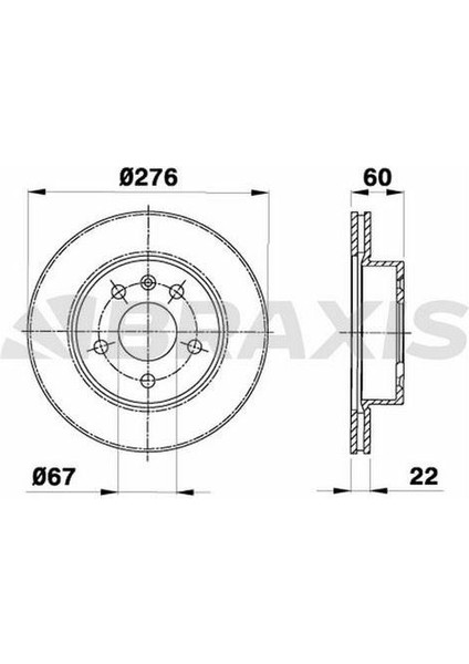 Fren Diski On V-Class 638/2 97>03 Vıto 638 97>03