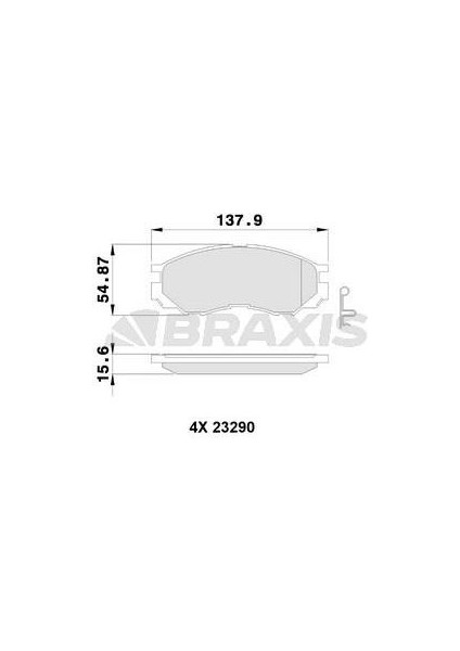 Ön Fren Balatası L200 99>05 Fıslı