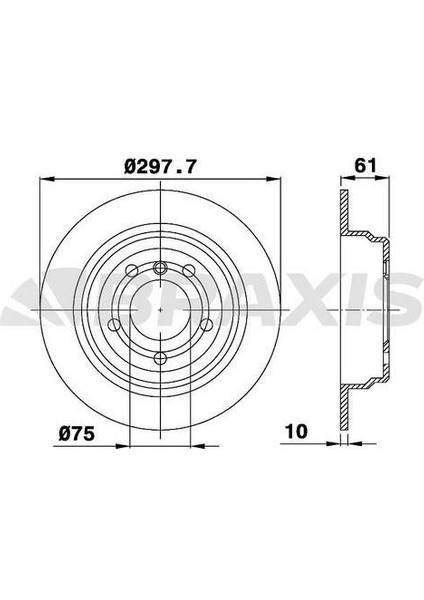 Fren Diski Arka Bmw E39 298X10