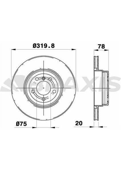Fren Diski Arka Bmw X5 E70 Lcı F15 X6 E71 F16