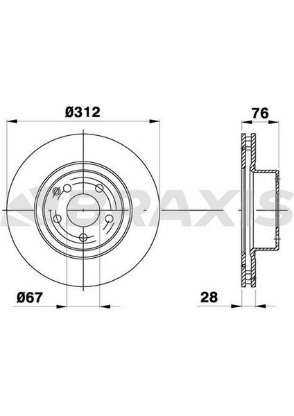 Fren Diski On S-Class W220 98>05