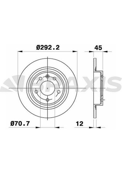 Fren Diski Arka Opel Astra J Cascada Zafıra