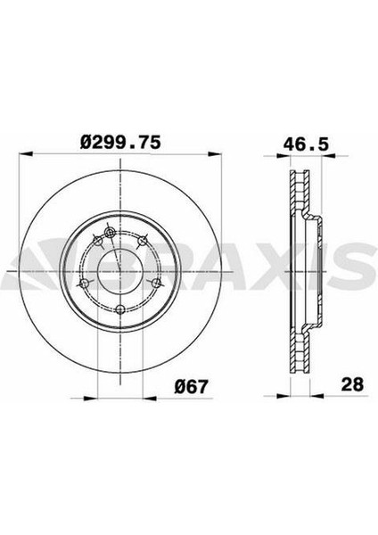 Fren Diski On W203 00>07 CL203 02>08 C209 02>09 W210 97>02 R170 00>04