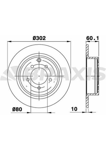 Fren Diski Arka Mıtsubıshı Asx Outlander 2