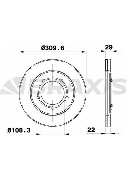 Fren Diski Ön Havalı Grand Vıtara 98>05 310X5