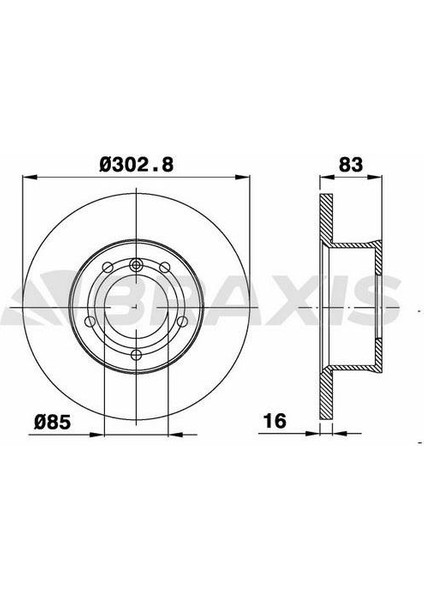Fren Diski On W460 79>93 W461 93>00 W463 11>