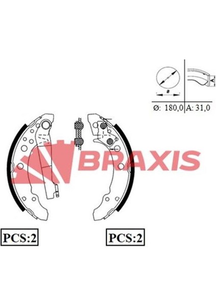Arka Fren Balatası Pabuc Ibıza Iı Toledo Cordoba