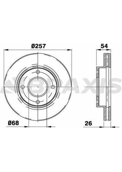 Fren Diski Ön Nıssan NV200 1.5dcı 1.6ı