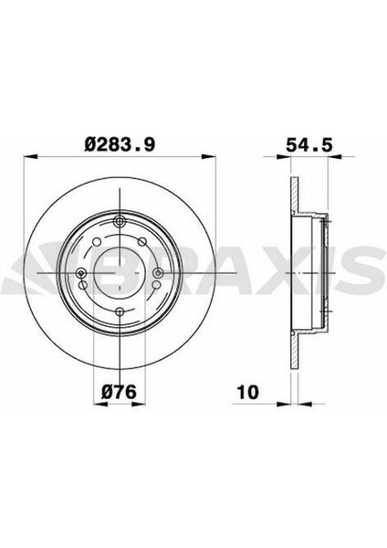 Fren Diski Arka Sonata V 2.0 Vvtı / 2.0 Crdı / 2.4 / 3.3 05> Sonata Vı 2.4 09>