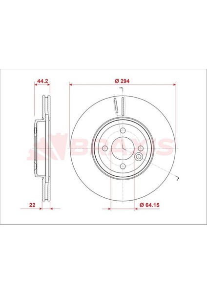 Fren Diski On Mını R55 R56 R57 R58 R59