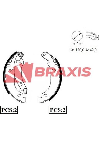 Arka Fren Balatası Pabuc R11 R19 R21 Manager Twıngo Clıo I (90>98)