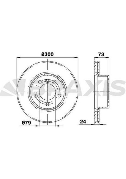 Fren Diski On Havalı Bmw E81 E82 E87 E88 E90 E91 E92 Z4 E89