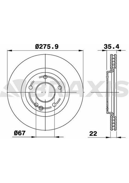 Fren Diski On A-Class W168 01>04