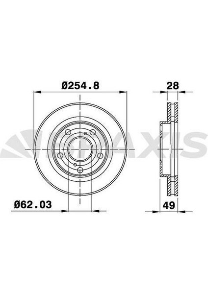 Fren Diski Ön Toyota Camry Pıcnıc 2.2ı 2.0ı