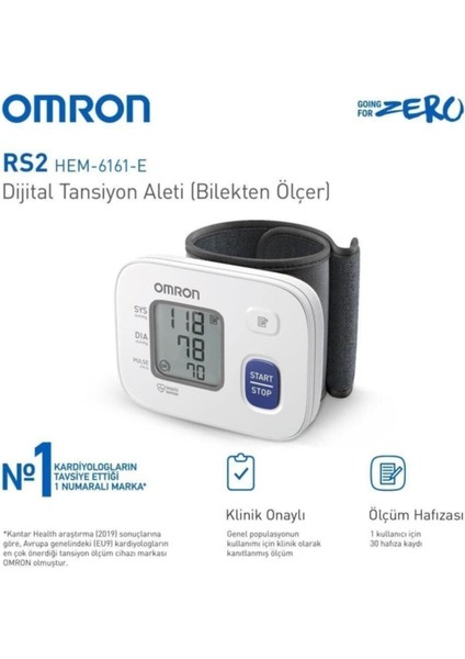 Rs2 Bilekten Ölçen Tansiyon Aleti 30 Hafızalı modelleri