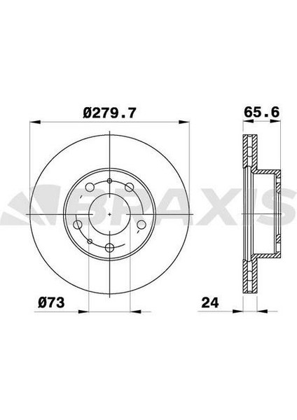 Fren Diski Ön Boxer Jumper Ducato Tum Modeller (97 13) 1000 1400KG 14Q (15 Jant) Hava Sogut