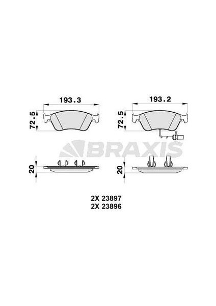 Ön Fren Balatası Fıslı Audı A8 Quattro 3.7 / 4.2 03>