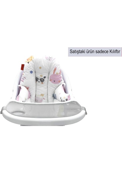 Elite Leke Tutmaz Organik Mama Sandalyesi Minderi & Kılıfı Md Pembe 1 Adet fırsatları