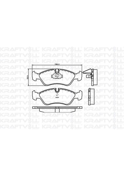 Ön Fren Balatası Astra F 92>98 Vectra A 89> 95 Vectra B 96> 02